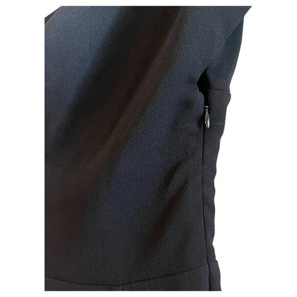 Bardot Lelita Ruched Asymmetrical Neck Mini Dress Black Size XS - Picture 4 of 9